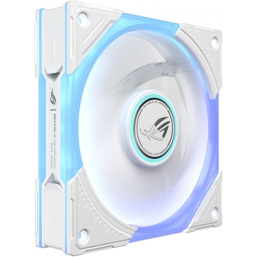Набор кулеров для корпуса Asus ROG Eurux GR120 ARGB Reverse 3 in 1 (90DA00K3-B09020) White купить в Украине: Киев, Днепр, Харьков, Одесса  | Проверка совместимости, низкая цена, отзывы, характеристики от TELEMART фото