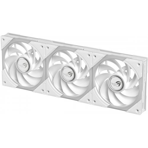 Набор кулеров для корпуса Asus ROG Eurux GR120 ARGB Reverse 3 in 1 (90DA00K3-B09020) White купить в Украине: Киев, Днепр, Харьков, Одесса  | Проверка совместимости, низкая цена, отзывы, характеристики от TELEMART фото