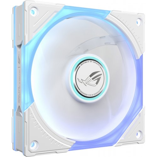 Набор кулеров для корпуса Asus ROG Eurux GR120 ARGB Reverse 3 in 1 (90DA00K3-B09020) White купить в Украине: Киев, Днепр, Харьков, Одесса  | Проверка совместимости, низкая цена, отзывы, характеристики от TELEMART фото