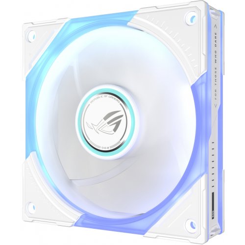 Набор кулеров для корпуса Asus ROG Eurux GR120 ARGB Reverse 3 in 1 (90DA00K3-B09020) White купить в Украине: Киев, Днепр, Харьков, Одесса  | Проверка совместимости, низкая цена, отзывы, характеристики от TELEMART фото