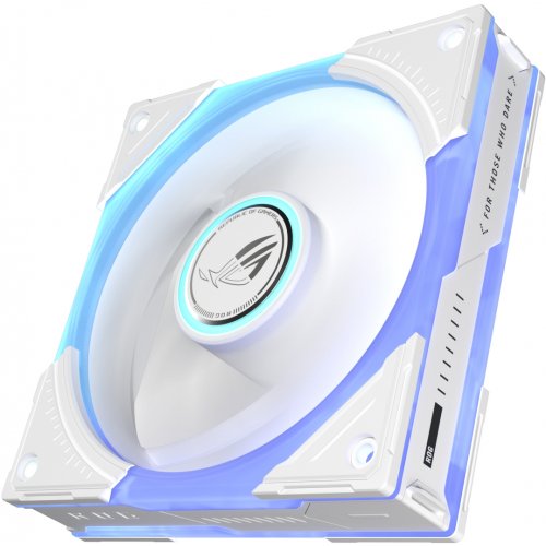 Набор кулеров для корпуса Asus ROG Eurux GR120 ARGB Reverse 3 in 1 (90DA00K3-B09020) White купить в Украине: Киев, Днепр, Харьков, Одесса  | Проверка совместимости, низкая цена, отзывы, характеристики от TELEMART фото