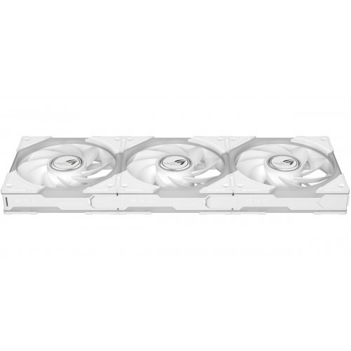 Набор кулеров для корпуса Asus ROG Eurux GR120 ARGB Reverse 3 in 1 (90DA00K3-B09020) White купить в Украине: Киев, Днепр, Харьков, Одесса  | Проверка совместимости, низкая цена, отзывы, характеристики от TELEMART фото