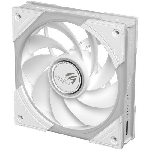 Набор кулеров для корпуса Asus ROG Eurux GR120 ARGB Reverse 3 in 1 (90DA00K3-B09020) White купить в Украине: Киев, Днепр, Харьков, Одесса  | Проверка совместимости, низкая цена, отзывы, характеристики от TELEMART фото