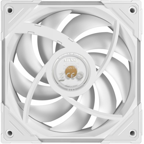 Набор кулеров для корпуса Asus ROG Eurux GR120 ARGB Reverse 3 in 1 (90DA00K3-B09020) White купить в Украине: Киев, Днепр, Харьков, Одесса  | Проверка совместимости, низкая цена, отзывы, характеристики от TELEMART фото