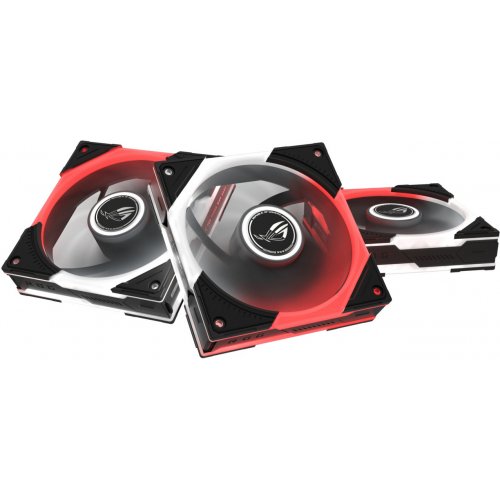 Набор кулеров для корпуса Asus ROG Eurux GR120 ARGB Reverse 3 in 1 (90DA00K0-B09020) Black купить в Украине: Киев, Днепр, Харьков, Одесса  | Проверка совместимости, низкая цена, отзывы, характеристики от TELEMART фото