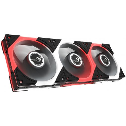 Набор кулеров для корпуса Asus ROG Eurux GR120 ARGB Reverse 3 in 1 (90DA00K0-B09020) Black купить в Украине: Киев, Днепр, Харьков, Одесса  | Проверка совместимости, низкая цена, отзывы, характеристики от TELEMART фото