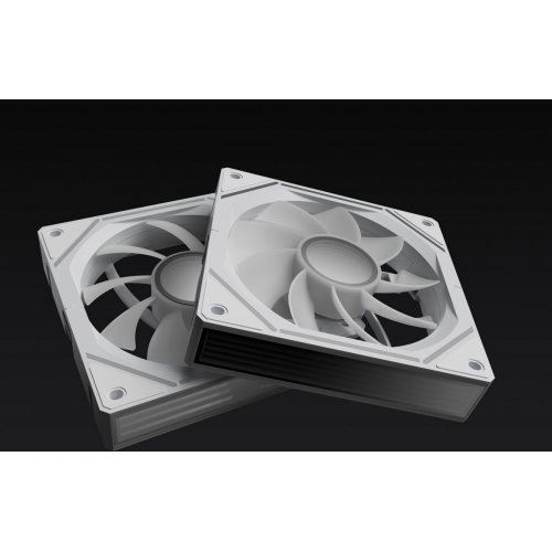 Кулер для корпуса Ocypus Gamma F12 UNI Reverse Blade ARGB (GAMMA-F12-WH1AM01U-GL) White купить в Украине: Киев, Днепр, Харьков, Одесса  | Проверка совместимости, низкая цена, отзывы, характеристики от TELEMART фото
