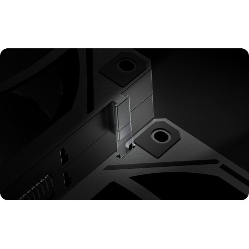 Кулер для корпуса Ocypus Gamma F12 UNI Reverse Blade ARGB (GAMMA-F12-BK1AM01U-GL) Black купить в Украине: Киев, Днепр, Харьков, Одесса  | Проверка совместимости, низкая цена, отзывы, характеристики от TELEMART фото