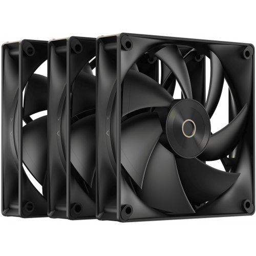 Набор кулеров для корпуса Ocypus Delta F12 3 in 1 (DELTA-F12-BK3NM00X-GL) Black купить в Украине: Киев, Днепр, Харьков, Одесса  | Проверка совместимости, низкая цена, отзывы, характеристики от TELEMART фото