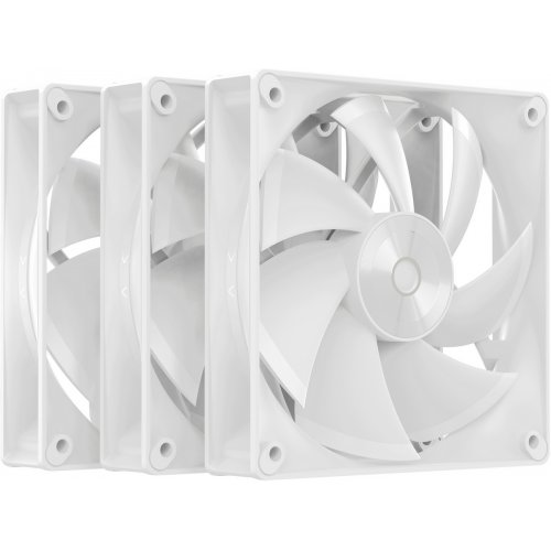 Набор кулеров для корпуса Ocypus Delta F12 3 in 1 (DELTA-F12-WH3NM00X-GL) White купить в Украине: Киев, Днепр, Харьков, Одесса  | Проверка совместимости, низкая цена, отзывы, характеристики от TELEMART фото