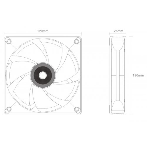 Набор кулеров для корпуса Ocypus Delta F12 3 in 1 (DELTA-F12-WH3NM00X-GL) White купить в Украине: Киев, Днепр, Харьков, Одесса  | Проверка совместимости, низкая цена, отзывы, характеристики от TELEMART фото