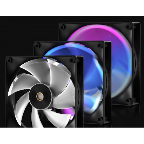 Набор кулеров для корпуса Ocypus Delta F12 ARGB 3 in 1 (DELTA-F12-BK3AM00X-GL) Black купить в Украине: Киев, Днепр, Харьков, Одесса  | Проверка совместимости, низкая цена, отзывы, характеристики от TELEMART фото