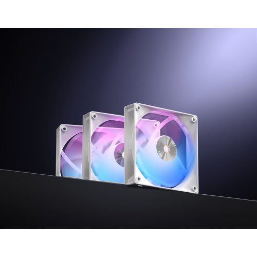Набор кулеров для корпуса Ocypus Delta F12 ARGB 3 in 1 (DELTA-F12-WH3AM00X-GL) White купить в Украине: Киев, Днепр, Харьков, Одесса  | Проверка совместимости, низкая цена, отзывы, характеристики от TELEMART фото