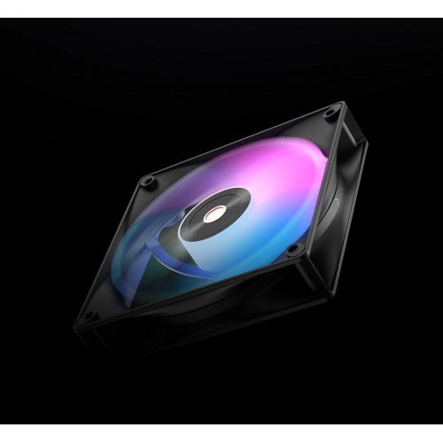 Кулер для корпуса Ocypus Delta F12 ARGB (DELTA-F12-BK1AM00X-GL) Black купить в Украине: Киев, Днепр, Харьков, Одесса  | Проверка совместимости, низкая цена, отзывы, характеристики от TELEMART фото
