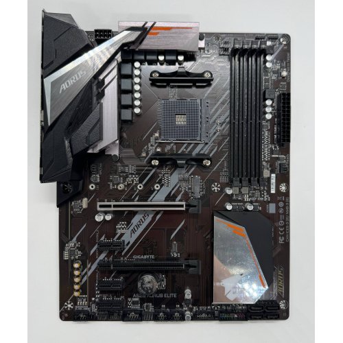 Материнская плата Gigabyte A520 AORUS ELITE (sAM4, AMD A520) (Восстановлено продавцом, 885635) купить в Украине: Киев, Днепр, Харьков, Одесса  | Проверка совместимости, низкая цена, отзывы, характеристики от TELEMART фото