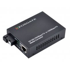 Медиаконвертер FoxGate EC-Q-1G-1SM-1310nm-20