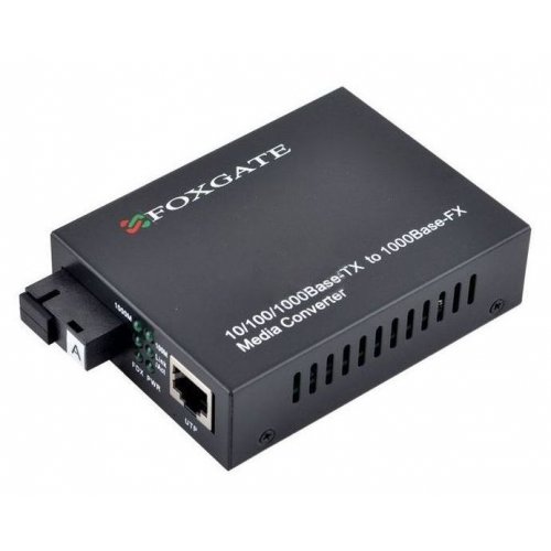 Медиаконвертер FoxGate EC-Q-1G-1SM-1310nm-20-LFP купити в Україні: Київ, Львів, Хмельницький, Тернопіль, Івано-Франківськ | Низька ціна, відгуки, характеристики від TELEMART фото
