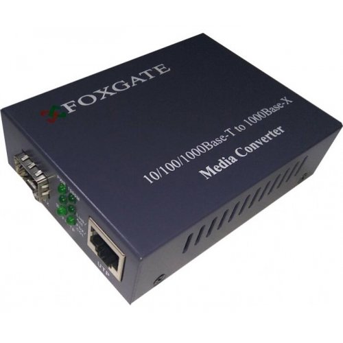 Медиаконвертер FoxGate EC-SFP1000-FE/GE купить в Украине: Киев, Днепр, Харьков, Одесса  | Низкая цена, отзывы, характеристики от TELEMART фото