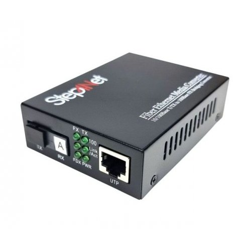 Медиаконвертер Step4Net MC-R-0,1-1SM-1310nm-20 купити в Україні: Київ, Львів, Хмельницький, Тернопіль, Івано-Франківськ | Низька ціна, відгуки, характеристики від TELEMART фото