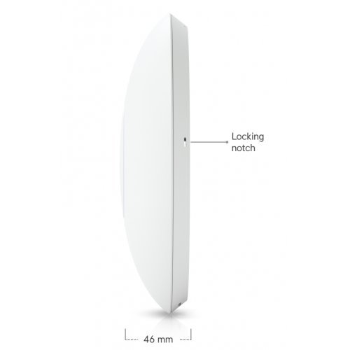 Wi-Fi точка доступу Ubiquiti U7 Pro Max (U7-PRO-MAX) купити в Україні: Київ, Львів, Хмельницький, Тернопіль, Івано-Франківськ | Низька ціна, відгуки, характеристики від TELEMART фото
