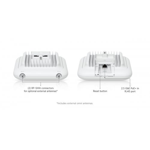 Wi-Fi точка доступу Ubiquiti U7 Pro Outdoor (U7-PRO-OUTDOOR) купити в Україні: Київ, Львів, Хмельницький, Тернопіль, Івано-Франківськ | Низька ціна, відгуки, характеристики від TELEMART фото