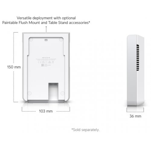 Wi-Fi точка доступу Ubiquiti U7 Pro Wall (U7-PRO-WALL) купити в Україні: Київ, Львів, Хмельницький, Тернопіль, Івано-Франківськ | Низька ціна, відгуки, характеристики від TELEMART фото