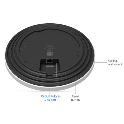 Wi-Fi точка доступу Ubiquiti U7 Pro XG (U7-PRO-XG) купити в Україні: Київ, Львів, Хмельницький, Тернопіль, Івано-Франківськ | Низька ціна, відгуки, характеристики від TELEMART фото