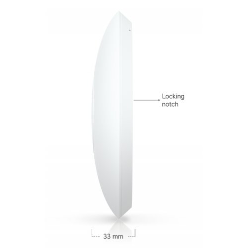 Wi-Fi точка доступу Ubiquiti U7 Lite (U7-LITE) купити в Україні: Київ, Львів, Хмельницький, Тернопіль, Івано-Франківськ | Низька ціна, відгуки, характеристики від TELEMART фото