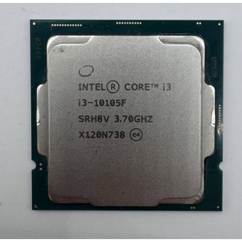 Процесор Intel Core i3-10105F 3.7(4.4)GHz 6MB s1200 Box (BX8070110105F) (Відновлено продавцем, 885696) купити в Україні: Київ, Львів, Хмельницький, Тернопіль, Івано-Франківськ | Перевірка сумісності, низька ціна, відгуки, характеристики від TELEMART фото