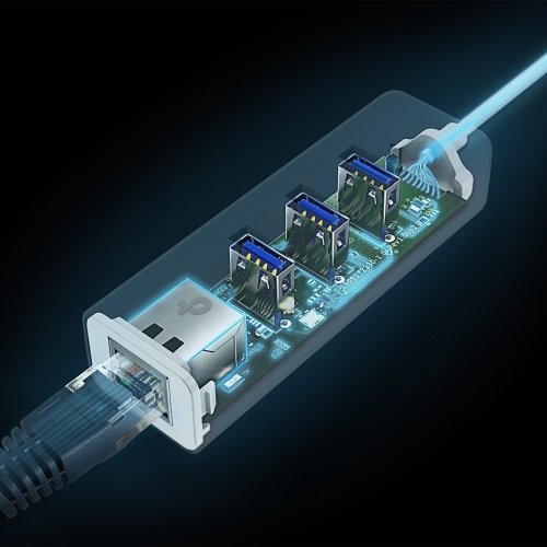 Сетевая карта TP-LINK UE330C купить в Украине: Киев, Днепр, Харьков, Одесса  | Низкая цена, отзывы, характеристики от TELEMART фото