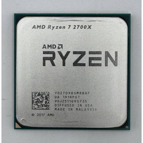 Процессор AMD Ryzen 7 2700X 3.7(4.3)GHz 16MB sAM4 Tray (YD270XBGAFMPK) (Восстановлено продавцом, 885736) купить в Украине: Киев, Днепр, Харьков, Одесса  | Проверка совместимости, низкая цена, отзывы, характеристики от TELEMART фото