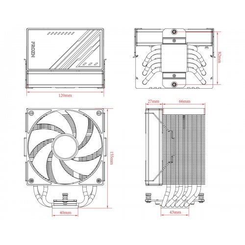 Уцінка кулер ID-Cooling Frozn A610 ARGB (FROZN A610 ARGB) (Розкрита упаковка, 885750) купити в Україні: Київ, Львів, Хмельницький, Тернопіль, Івано-Франківськ | Перевірка сумісності, низька ціна, відгуки, характеристики від TELEMART фото