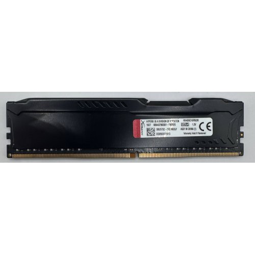 Озп HyperX DDR4 8GB 2666Mhz Fury Black (HX426C16FB2/8) (Відновлено продавцем, 885778) купити в Україні: Київ, Львів, Хмельницький, Тернопіль, Івано-Франківськ | Перевірка сумісності, низька ціна, відгуки, характеристики від TELEMART фото
