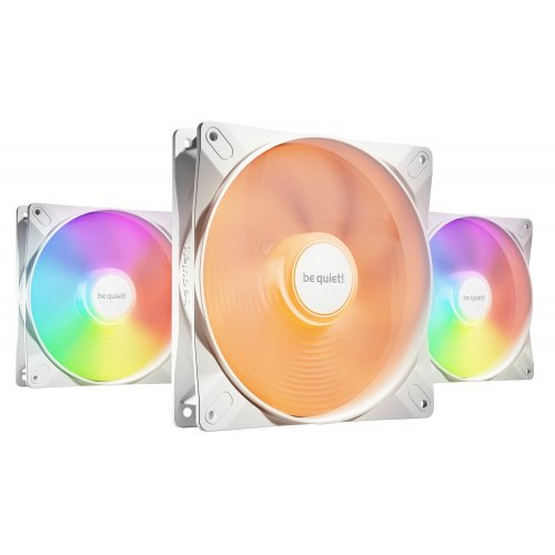 Набор кулеров для корпуса Be Quiet! Light Wings LX 140 PWM Triple-Pack (BL128) White (Восстановлено продавцом, 885789) купить в Украине: Киев, Днепр, Харьков, Одесса  | Проверка совместимости, низкая цена, отзывы, характеристики от TELEMART фото
