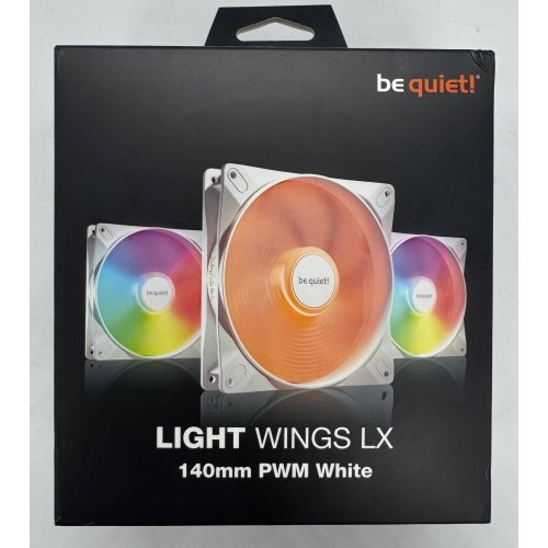 Набор кулеров для корпуса Be Quiet! Light Wings LX 140 PWM Triple-Pack (BL128) White (Восстановлено продавцом, 885789) купить в Украине: Киев, Днепр, Харьков, Одесса  | Проверка совместимости, низкая цена, отзывы, характеристики от TELEMART фото