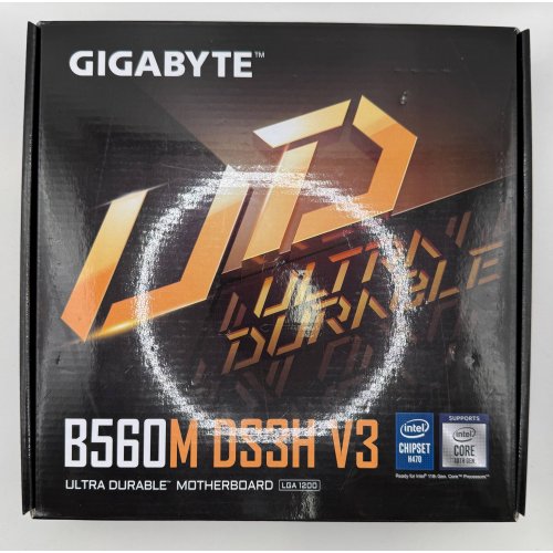 Материнська плата Gigabyte B560M DS3H V3 (s1200, Intel H470) (Відновлено продавцем, 885806) купити в Україні: Київ, Львів, Хмельницький, Тернопіль, Івано-Франківськ | Перевірка сумісності, низька ціна, відгуки, характеристики від TELEMART фото