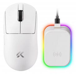 Уценка мышка MCHOSE A7 V2 Ultra Plus Wireless (MC-A7V2-10) White (Вскрытая упаковка, 885828) / 42000 DPI / 8000 Гц / Pixart