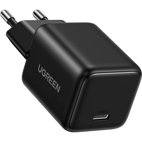 Уценка сетевое зарядное устройство Ugreen X513 GaN USB Type-C 30W (65007) Black (Повреждена упаковка, 885831) купить в Украине: Киев, Днепр, Харьков, Одесса  | Низкая цена, отзывы, характеристики от TELEMART фото
