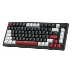Уцінка клавіатура MageGee MK-Star 75 Yellow Switch (6971969727236-UA) White/Black/Red (Пошкоджено пакування, 885848)