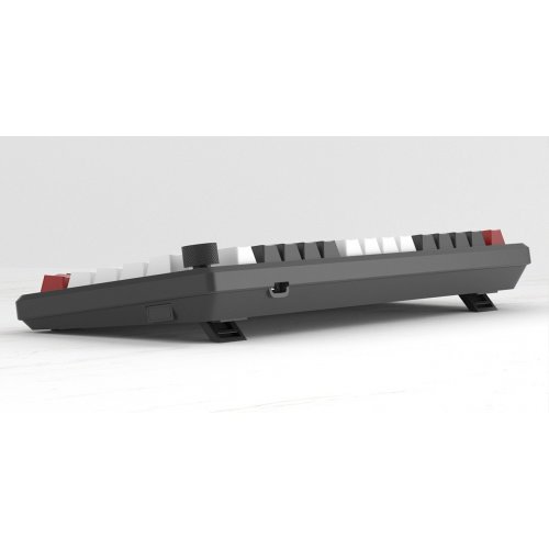 Уцінка клавіатура MageGee MK-Star 75 Yellow Switch (6971969727236-UA) White/Black/Red (Пошкоджено пакування, 885848) купити в Україні: Київ, Львів, Хмельницький, Тернопіль, Івано-Франківськ | Низька ціна, відгуки, характеристики від TELEMART фото