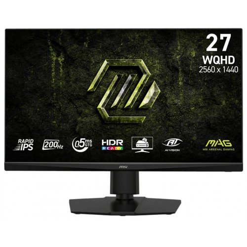 Уцінка монітор MSI 27" MAG 272QPF E20 Black (Пошкоджено пакування, 885945) купити в Україні: Київ, Львів, Хмельницький, Тернопіль, Івано-Франківськ | Низька ціна, відгуки, характеристики від TELEMART фото