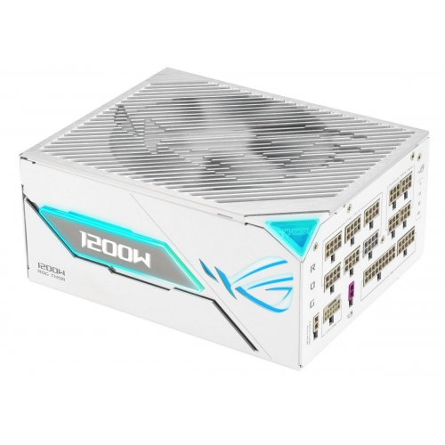 Блок питания Asus ROG Thor 1200W Platinum III ROG Equalizer (90YE00V9-B0NA00) White купить в Украине: Киев, Днепр, Харьков, Одесса  | Проверка совместимости, низкая цена, отзывы, характеристики от TELEMART фото
