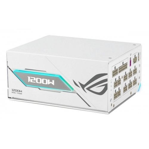 Блок питания Asus ROG Thor 1200W Platinum III ROG Equalizer (90YE00V9-B0NA00) White купить в Украине: Киев, Днепр, Харьков, Одесса  | Проверка совместимости, низкая цена, отзывы, характеристики от TELEMART фото