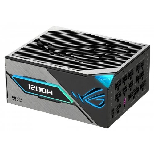 Блок питания Asus ROG Thor 1200W Platinum III ROG Equalizer (90YE00V7-B0NA00) Black купить в Украине: Киев, Днепр, Харьков, Одесса  | Проверка совместимости, низкая цена, отзывы, характеристики от TELEMART фото