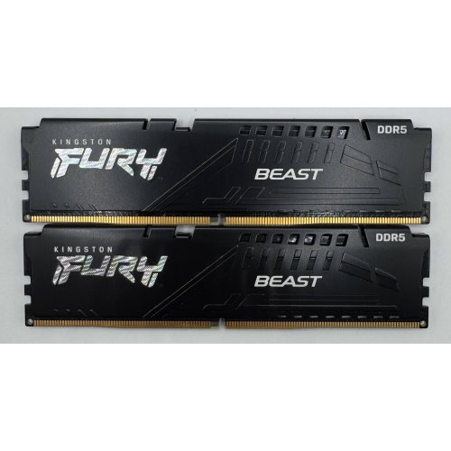 Озп Kingston DDR5 32GB (2x16GB) 5600Mhz FURY Beast (KF556C36BBEK2-32) (Відновлено продавцем, 885958) купити в Україні: Київ, Львів, Хмельницький, Тернопіль, Івано-Франківськ | Перевірка сумісності, низька ціна, відгуки, характеристики від TELEMART фото