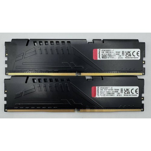 Озп Kingston DDR5 32GB (2x16GB) 5600Mhz FURY Beast (KF556C36BBEK2-32) (Відновлено продавцем, 885958) купити в Україні: Київ, Львів, Хмельницький, Тернопіль, Івано-Франківськ | Перевірка сумісності, низька ціна, відгуки, характеристики від TELEMART фото