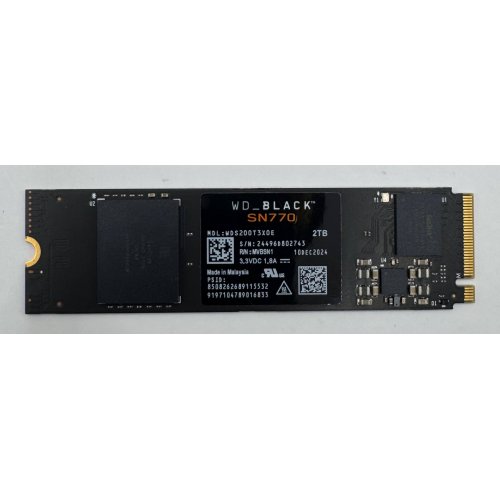 Ssd-диск Western Digital Black SN770 2TB M.2 (2280 PCI-E) (WDS200T3X0E) (Відновлено продавцем, 885971) купити в Україні: Київ, Львів, Хмельницький, Тернопіль, Івано-Франківськ | Перевірка сумісності, низька ціна, відгуки, характеристики від TELEMART фото
