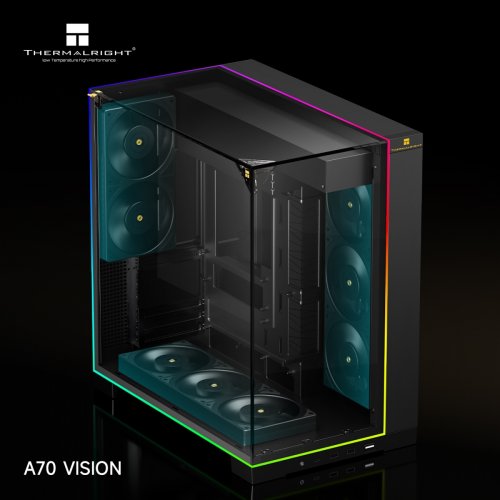 Корпус Thermalright TR-A70 Vision V2 без БЖ Black купити в Україні | Telemart фото
