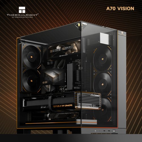 Корпус Thermalright TR-A70 Vision V2 без БЖ Black купити в Україні | Telemart фото