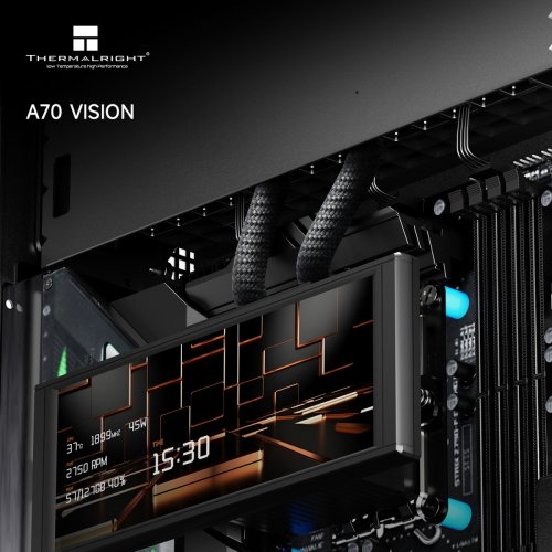 Корпус Thermalright TR-A70 Vision V2 без БЖ Black купити в Україні | Telemart фото